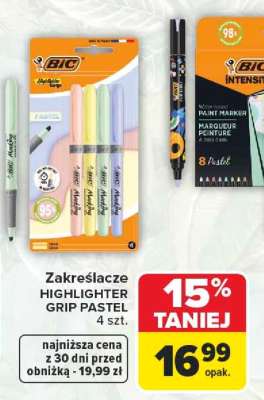 Zakreślacze HIGHLIGHTER GRIP PASTEL