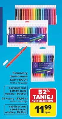 Flamastry dwustronne KOH-I-NOOR