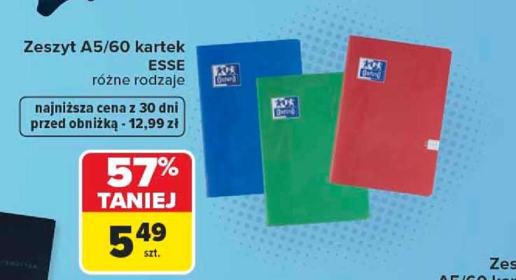 Zeszyt A5/60 kartek