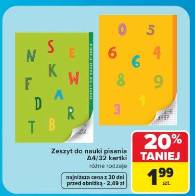 Zeszyt do nauki pisania