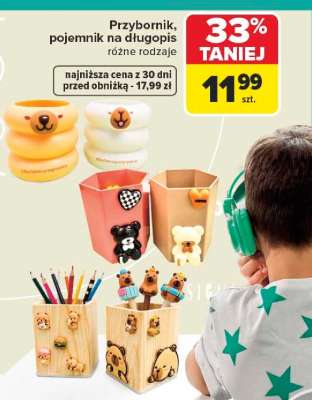 Przybornik, pojemnik na długopis