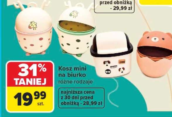Kosz mini na biurko
