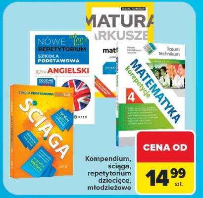 Kompendium, ściąga, repetytorium dziecięce, młodzieżowe
