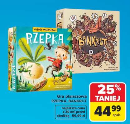 Gra planszowa RZEPKA, BANKRUT