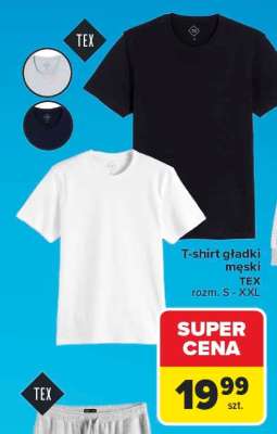 T-shirt gładki męski