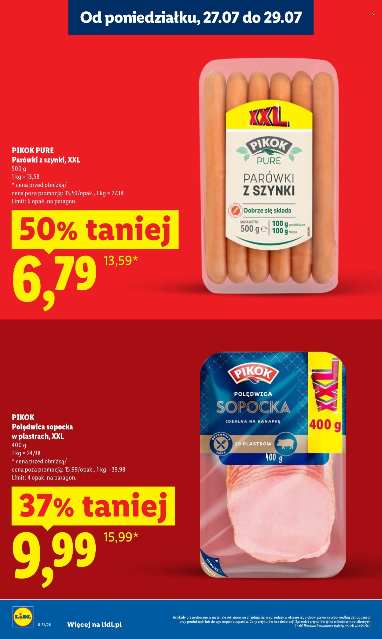 Leták Lidl - 27.7.2026 - 29.7.2026. Strana 14