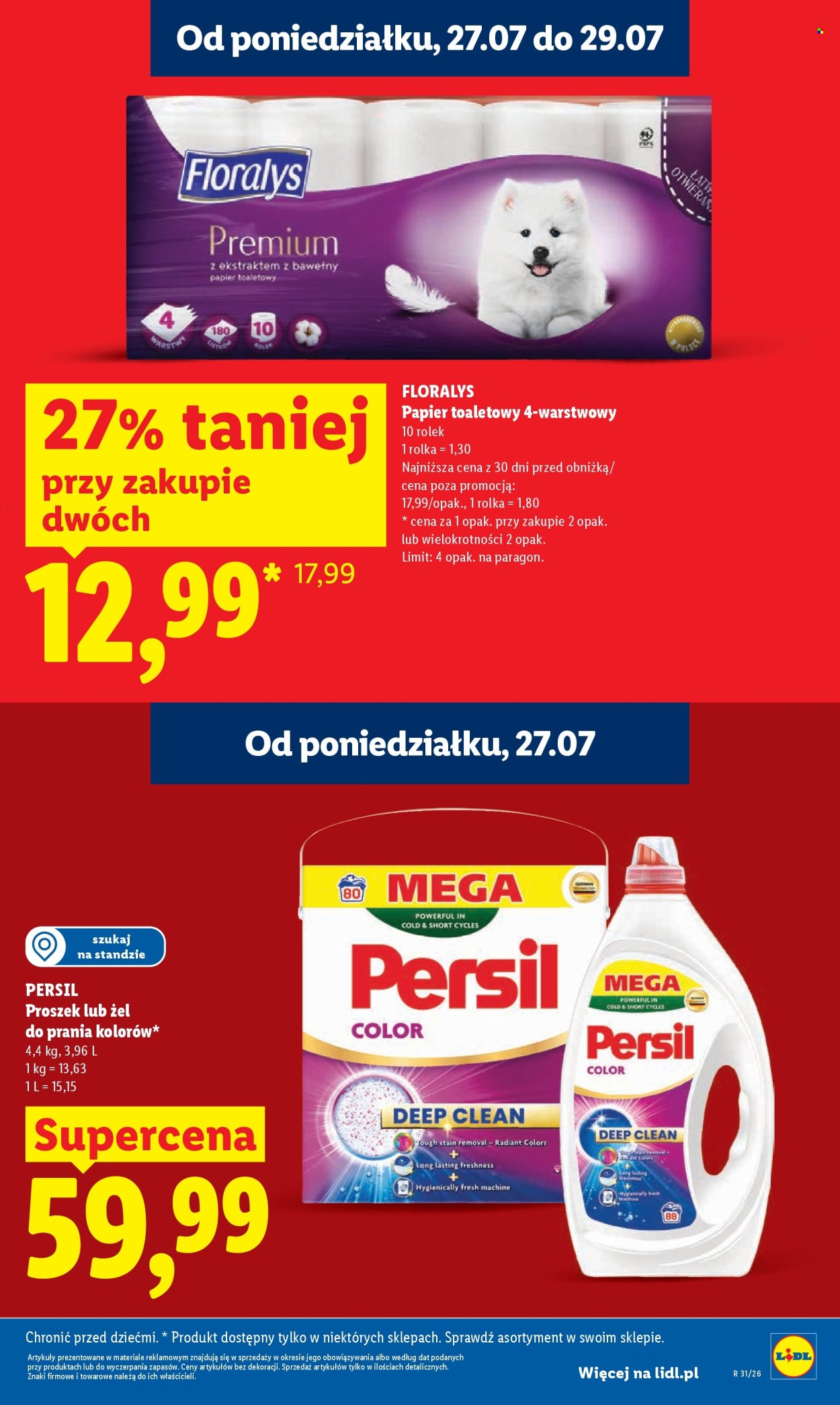 Leták Lidl - 27.7.2026 - 29.7.2026. Strana 27