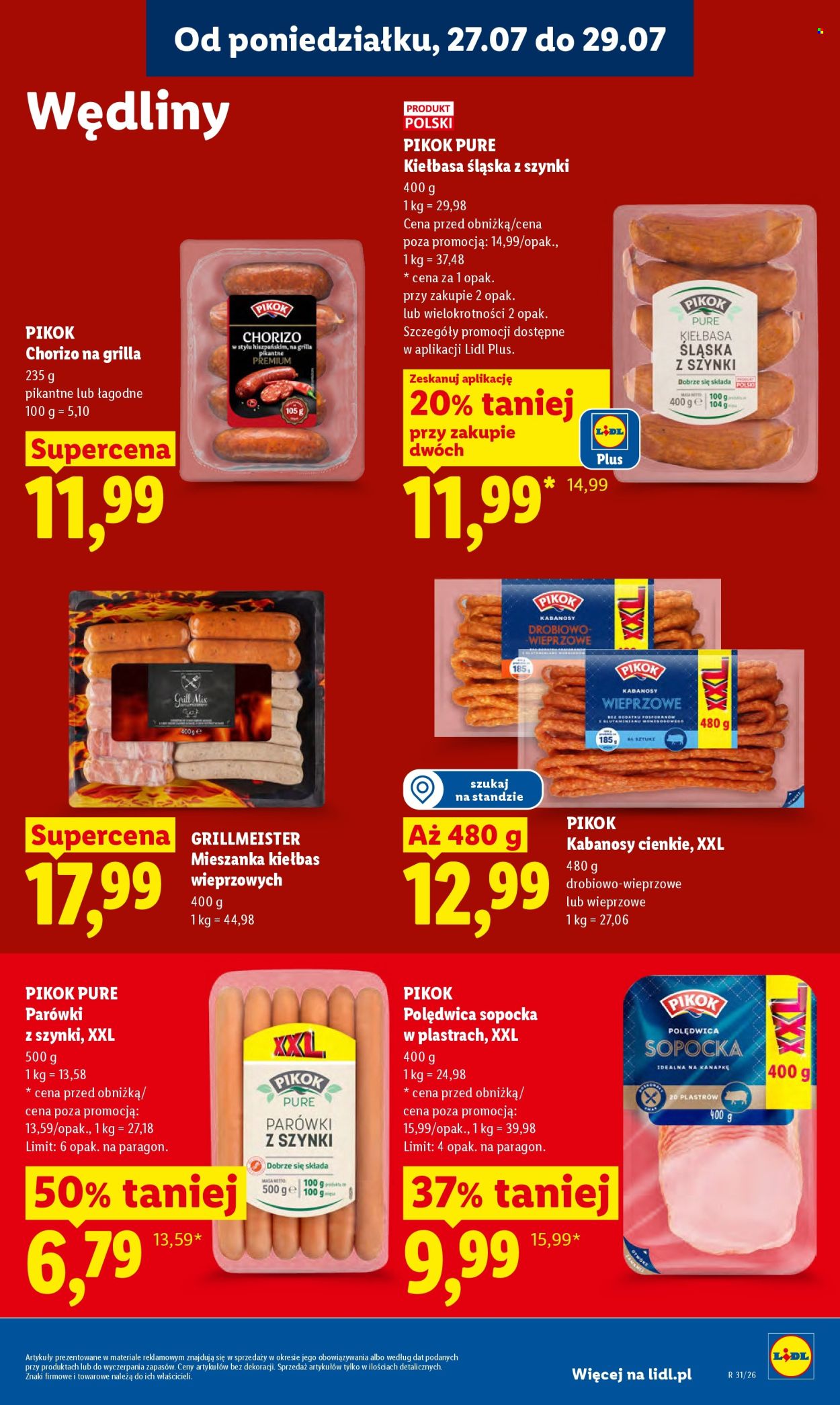 Leták Lidl - 27.7.2026 - 29.7.2026. Strana 61