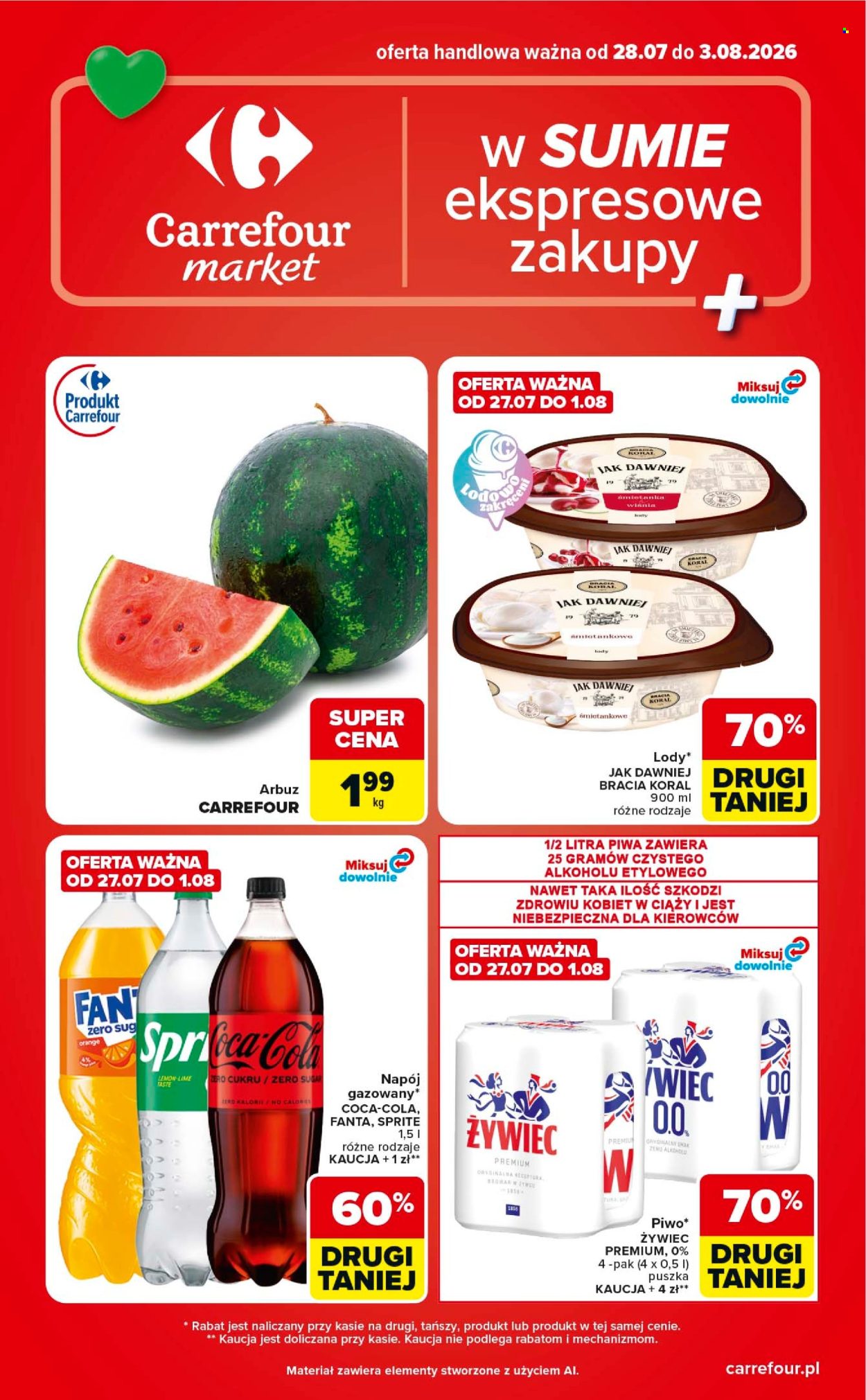 Leták Carrefour Market - 28.7.2026 - 3.8.2026. Strana 1