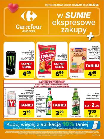 Gazetka Carrefour Express - 28.07.2026 - 3.08.2026.