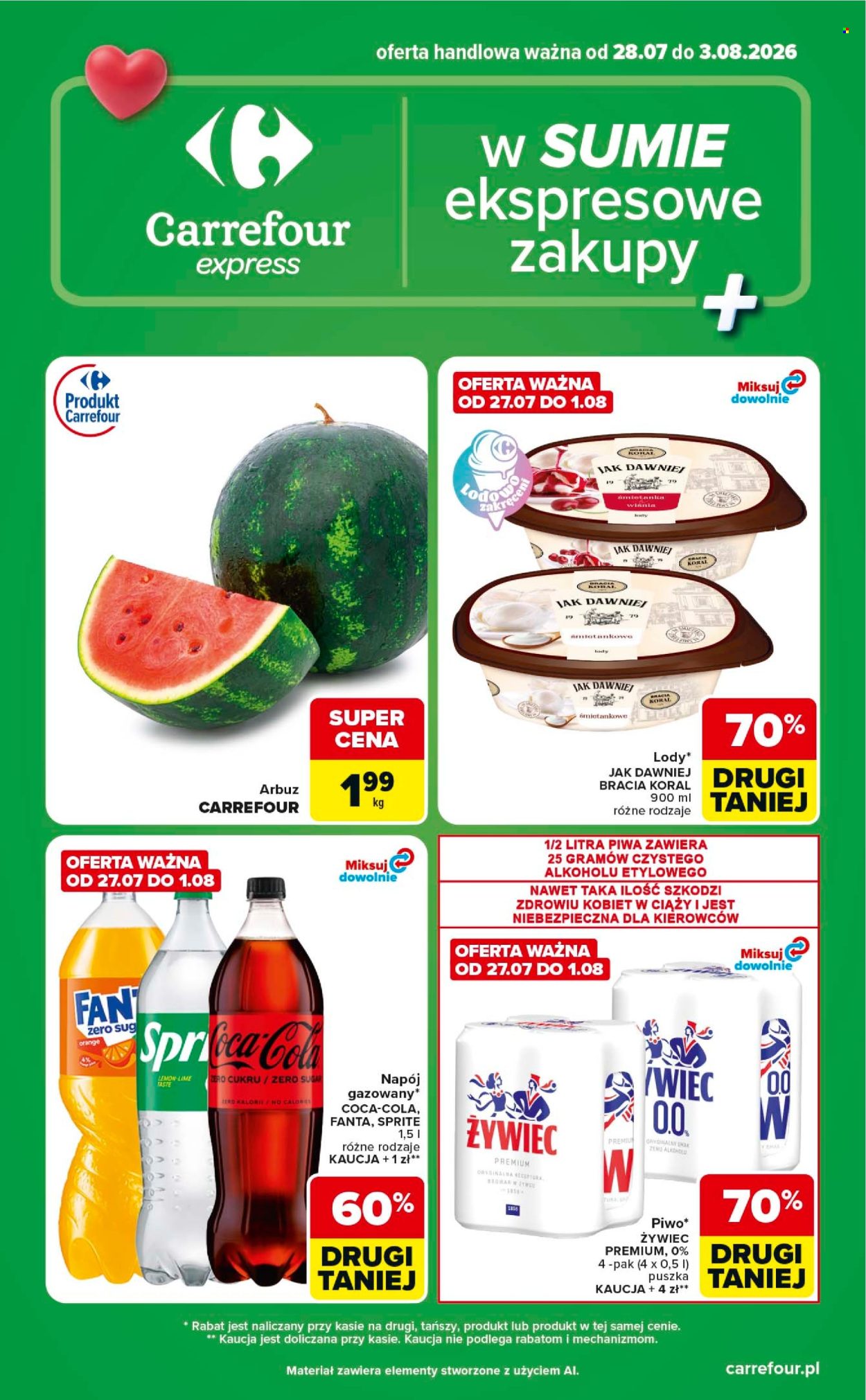 Leták Carrefour Express - 28.7.2026 - 3.8.2026. Strana 1