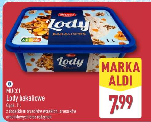 MUCCI Lody bakaliowe