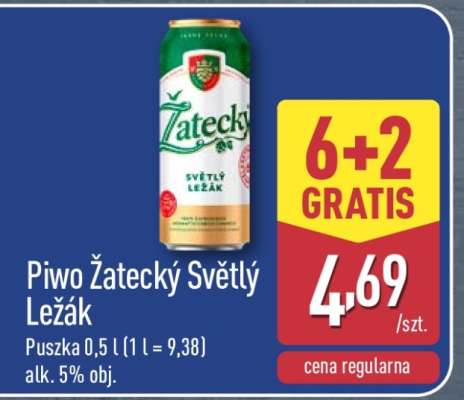Piwo Žatecký Světlý Ležák
