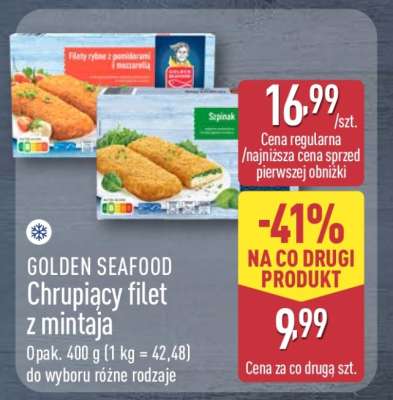 GOLDEN SEAFOOD Chrupiący filet z mintaja
