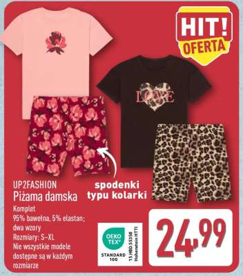 UP2FASHION Piżama damska