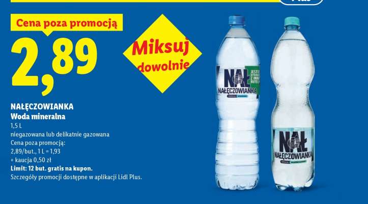 NAŁĘCZOWIANKA Woda mineralna