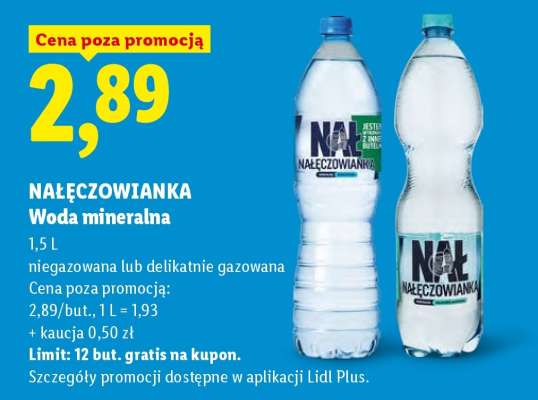 NAŁĘCZOWIANKA Woda mineralna
