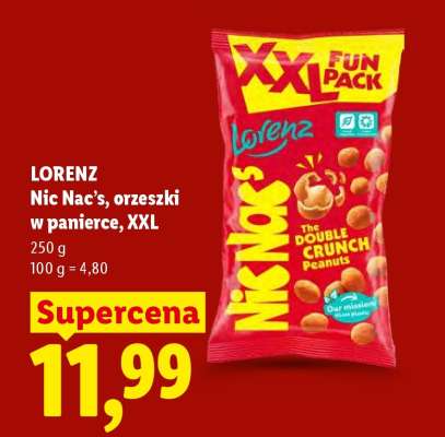 Lorenz Nic Nac’s, orzeszki w panierce, XXL