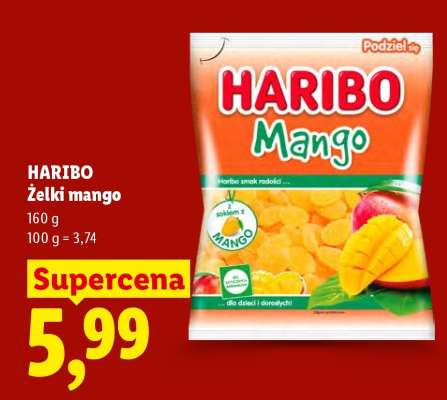 HARIBO Żelki mango
