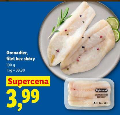GRENADIER FILET BEZ SKÓRY