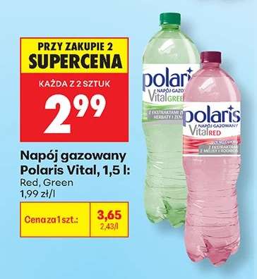 Napój gazowany Polaris Vital, 1,5 l