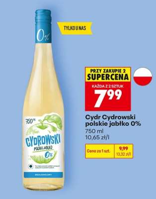 Cydr Cydrowski polskie jabłko 0%