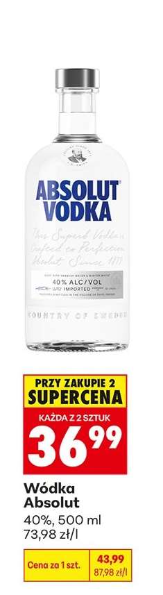 Wódka Absolut