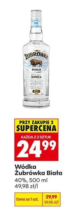 Wódka Żubrówka Biała