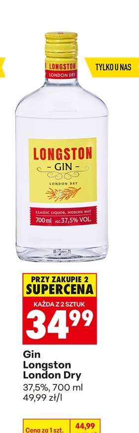 GIN LONGSTON LONDON DRY