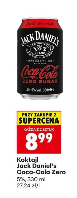 Koktajl Jack Daniel’s Coca-Cola Zero