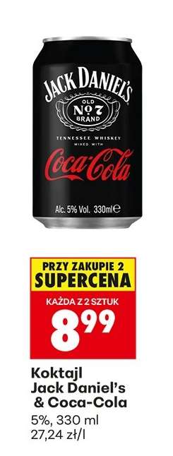 Koktajl Jack Daniel’s & Coca-Cola