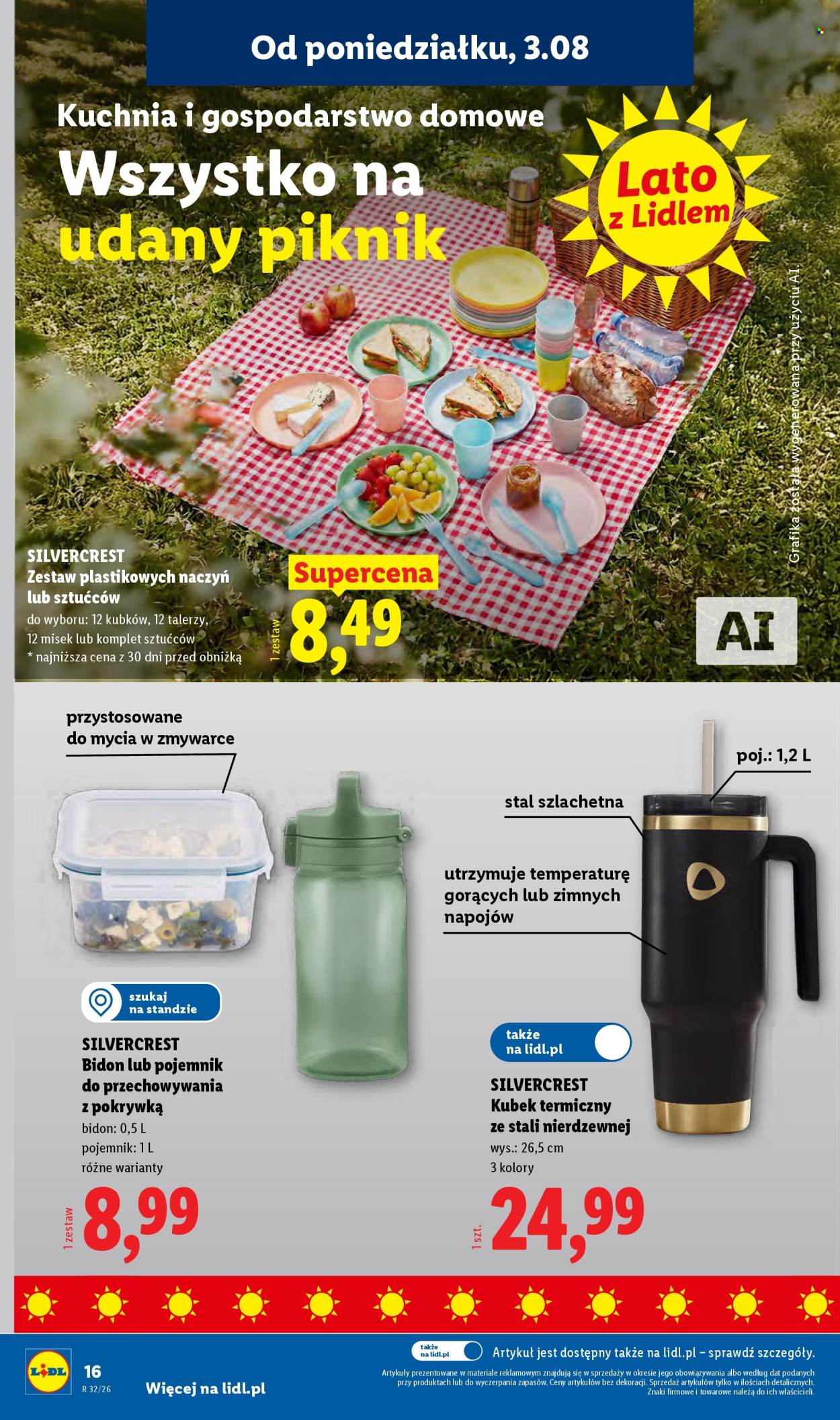 Leták Lidl - 3.8.2026 - 8.8.2026. Strana 18