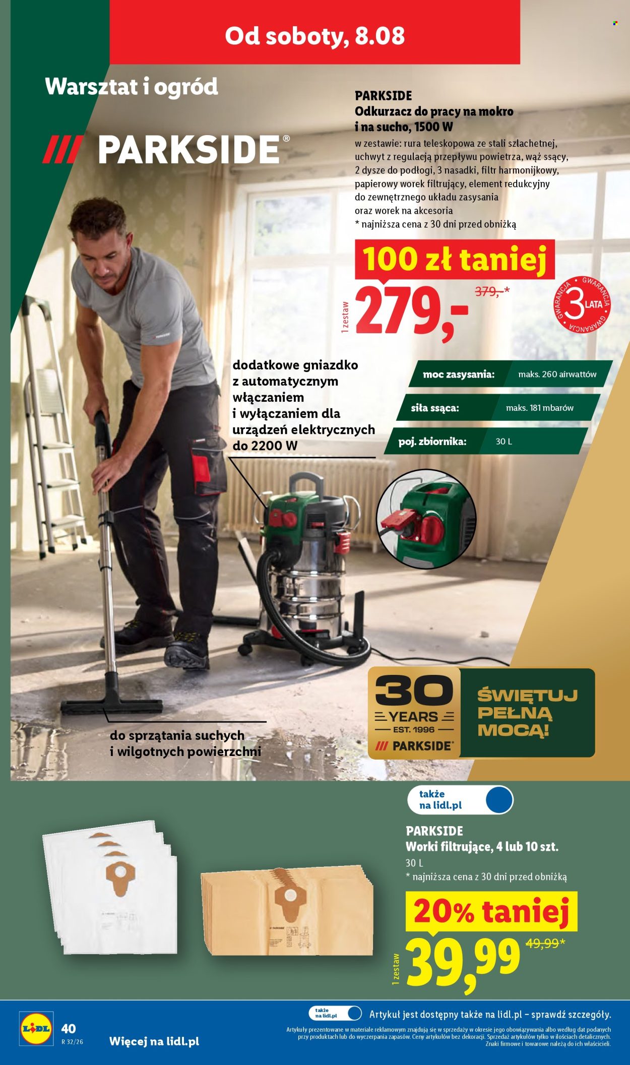 Leták Lidl - 3.8.2026 - 8.8.2026. Strana 46