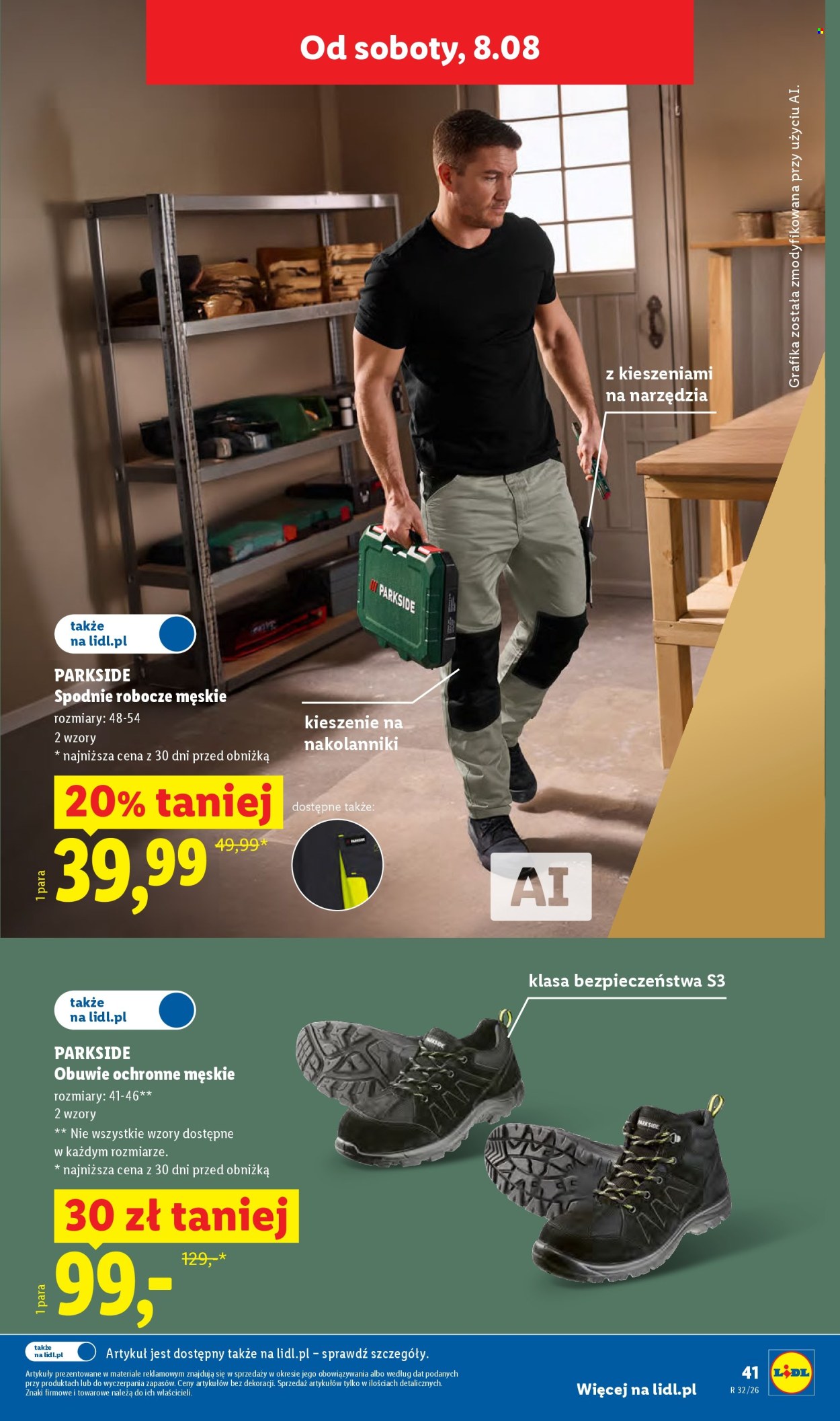 Leták Lidl - 3.8.2026 - 8.8.2026. Strana 47