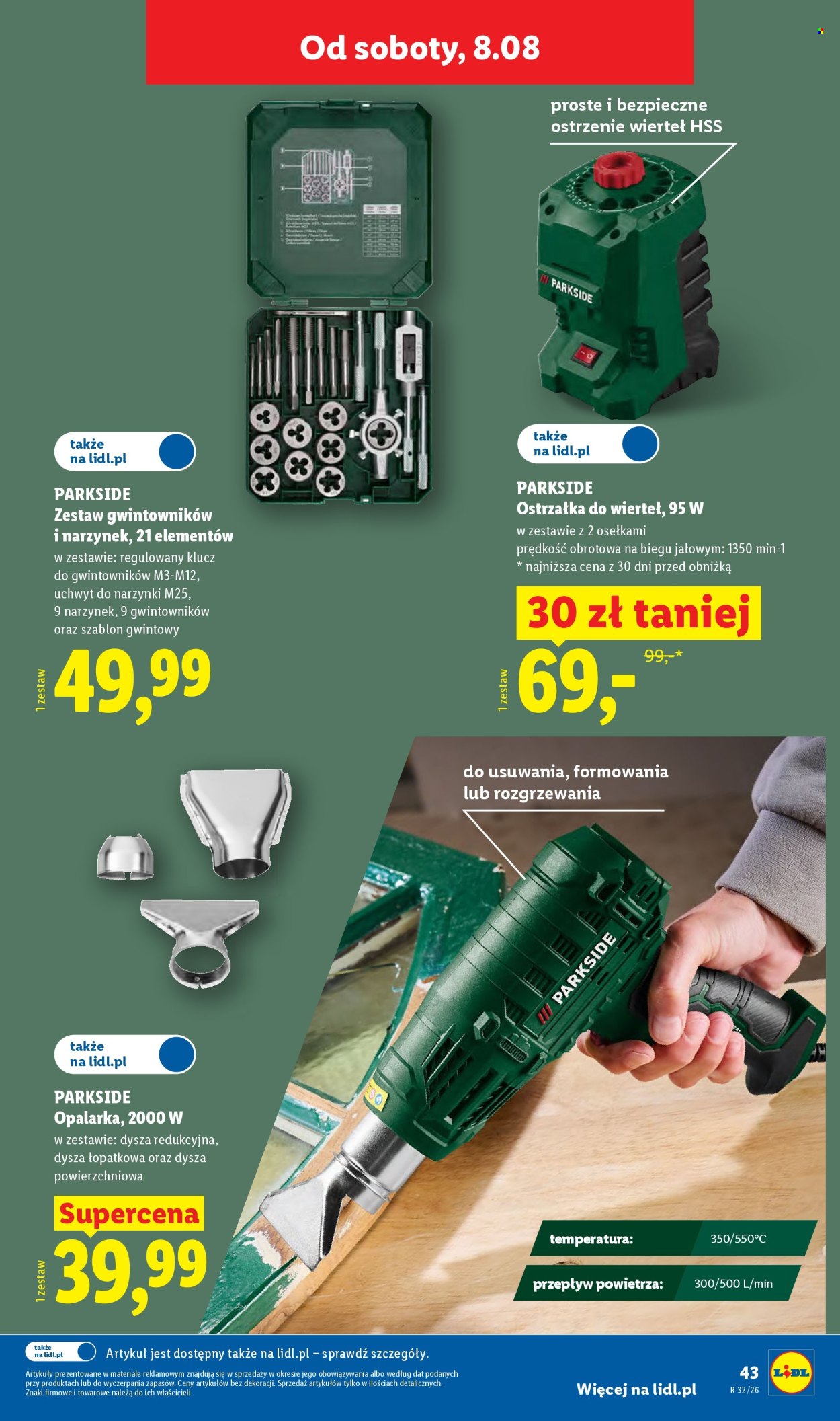 Leták Lidl - 3.8.2026 - 8.8.2026. Strana 49