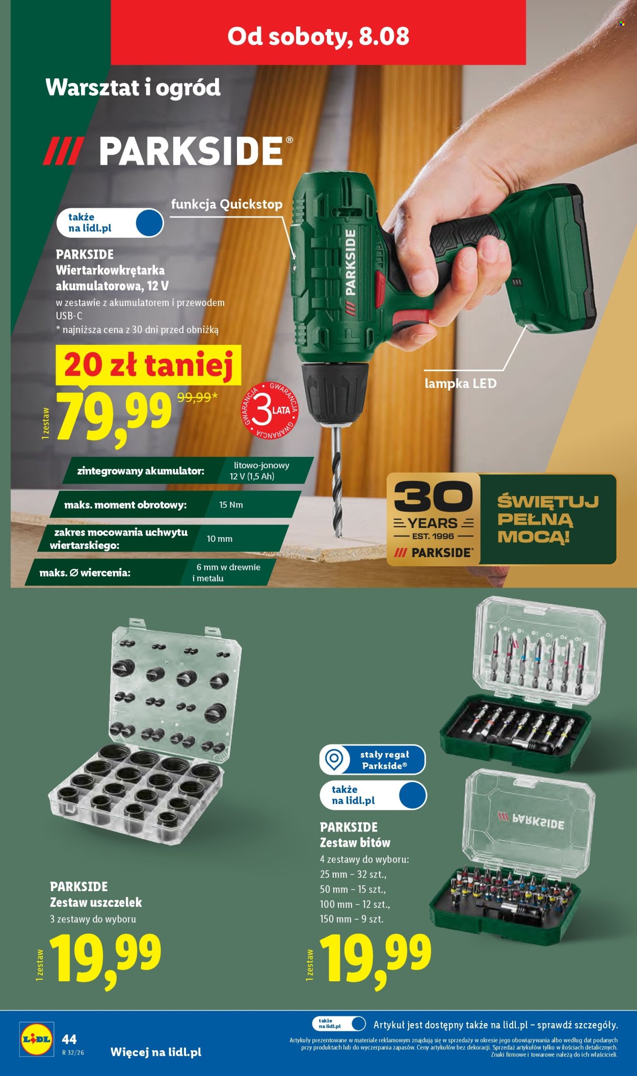Leták Lidl - 3.8.2026 - 8.8.2026. Strana 50