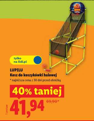 LUPILU Kosz do koszykówki halowej
