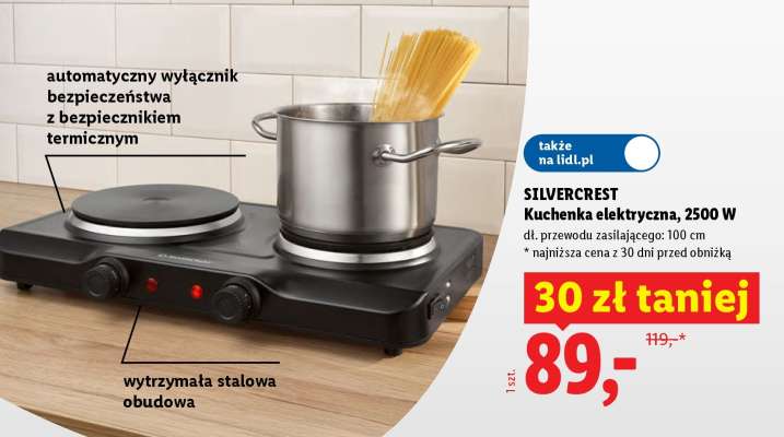 SILVERCREST Kuchenka elektryczna, 2500 W