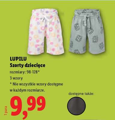 LUPILU Szorty dziecięce