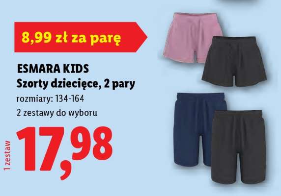 ESMARA KIDS Szorty dziecięce, 2 pary