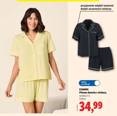 ESMARA Piżama damska z wiskozą