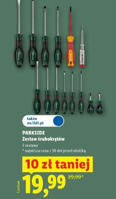 Parkside Zestaw śrubokrętów