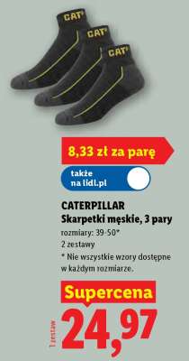 CATERPILLAR Skarpetki męskie, 3 pary