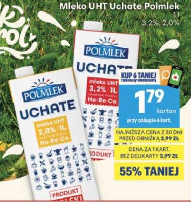 Mleko UHT Uchate Polmlek