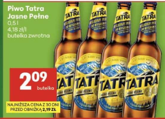 Piwo Tatra Jasne Pełne