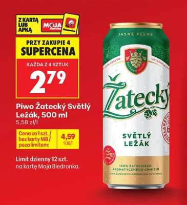 Piwo Žatecký Světlý ležák 500 ml