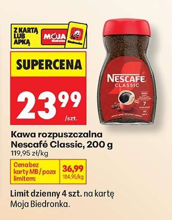 Kawa rozpuszczalna Nescafe Classic , 200 g