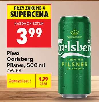 Piwo Carlsberg Pilsner, 500 ml