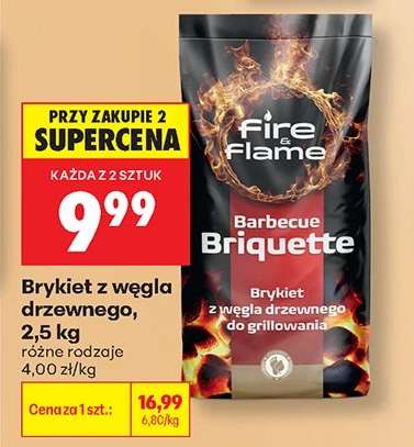 Brykiet z węgla drzewnego, 2,5 kg