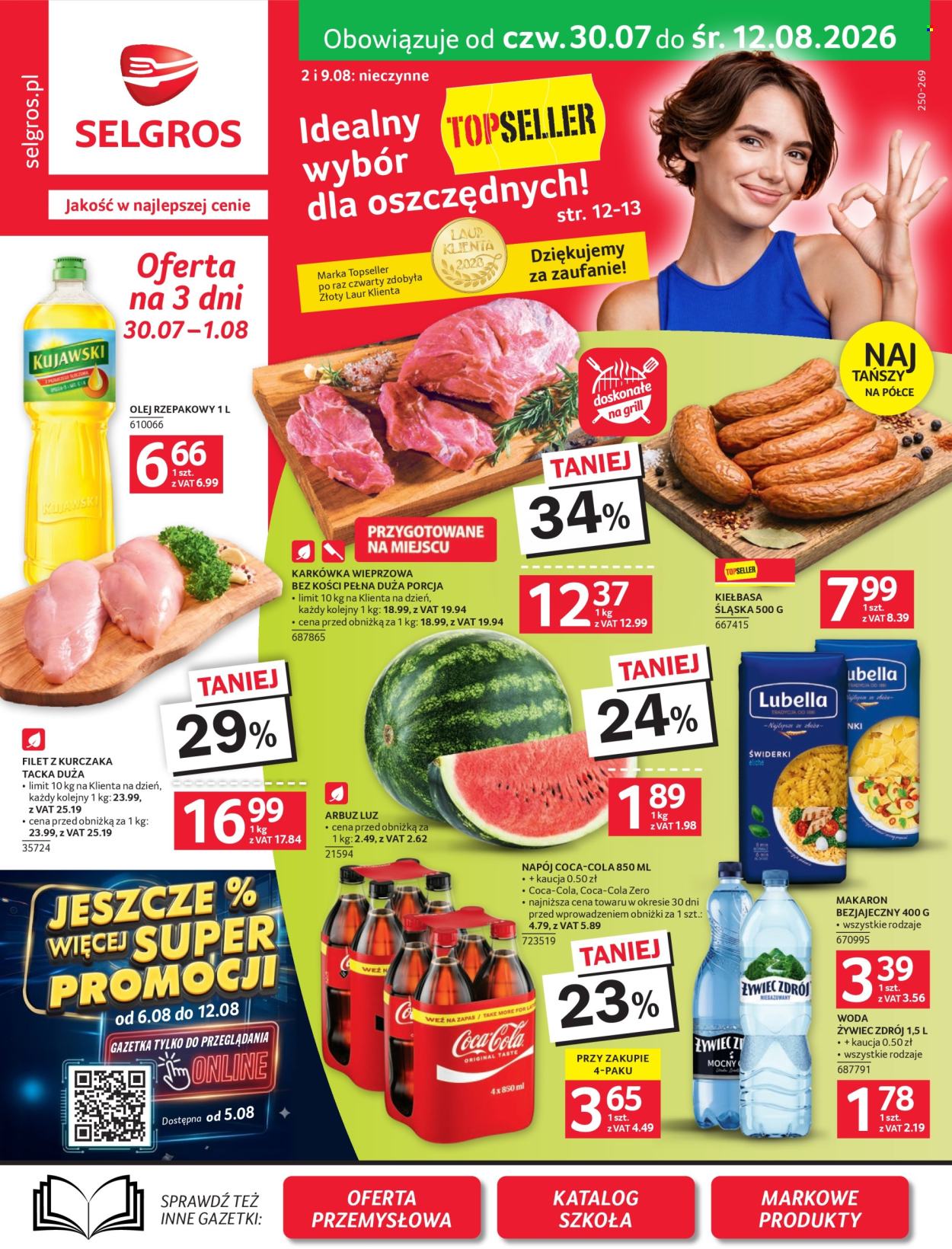 Gazetka Selgros - 30.07.2026 - 12.08.2026. Strona 1